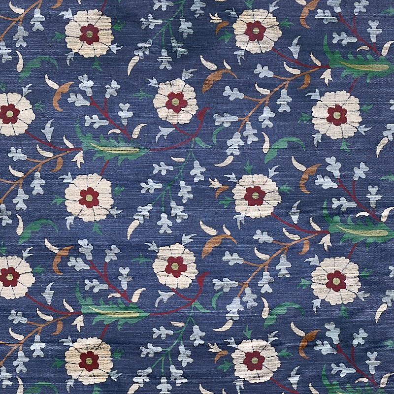 Schumacher Floralia Sisal Wallpaper