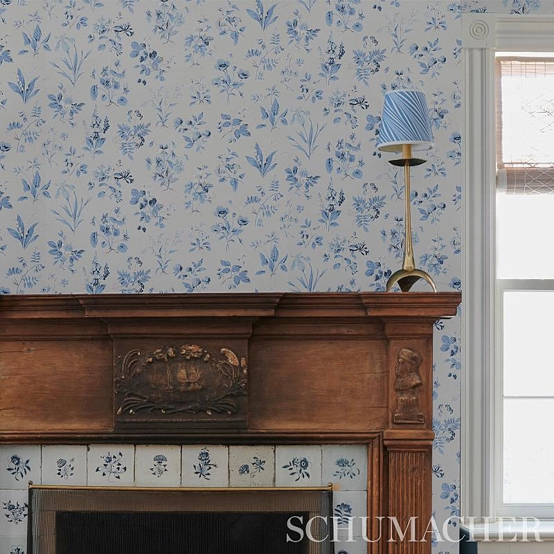 Schumacher Floreana Wallpaper 
