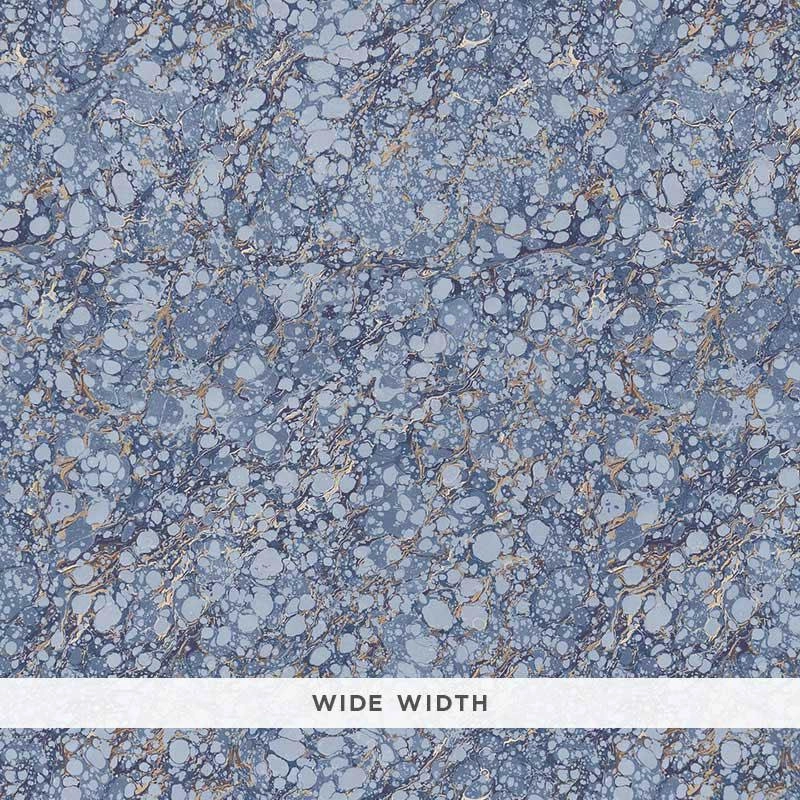 Schumacher Florence Lapis Wallpaper 