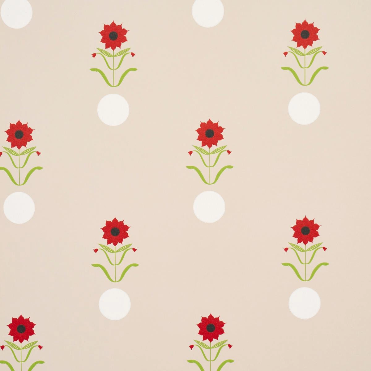 Schumacher Forget Me Dots Wallpaper
