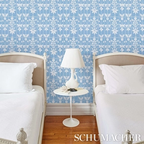 Schumacher Georgia Wildflowers Wallpaper 