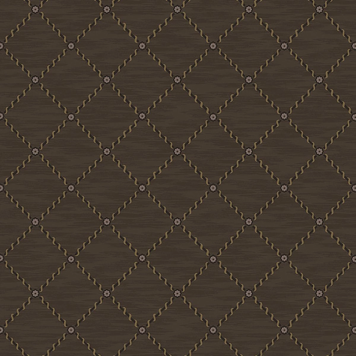 Schumacher Golden Trellis Wallpaper