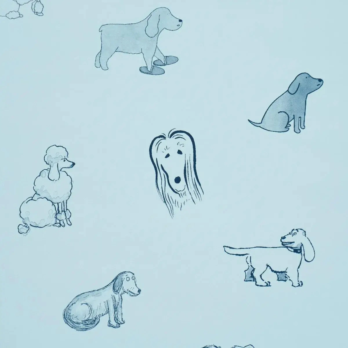 Schumacher Good Dogs Everywhere Peel & Stick Wallpaper