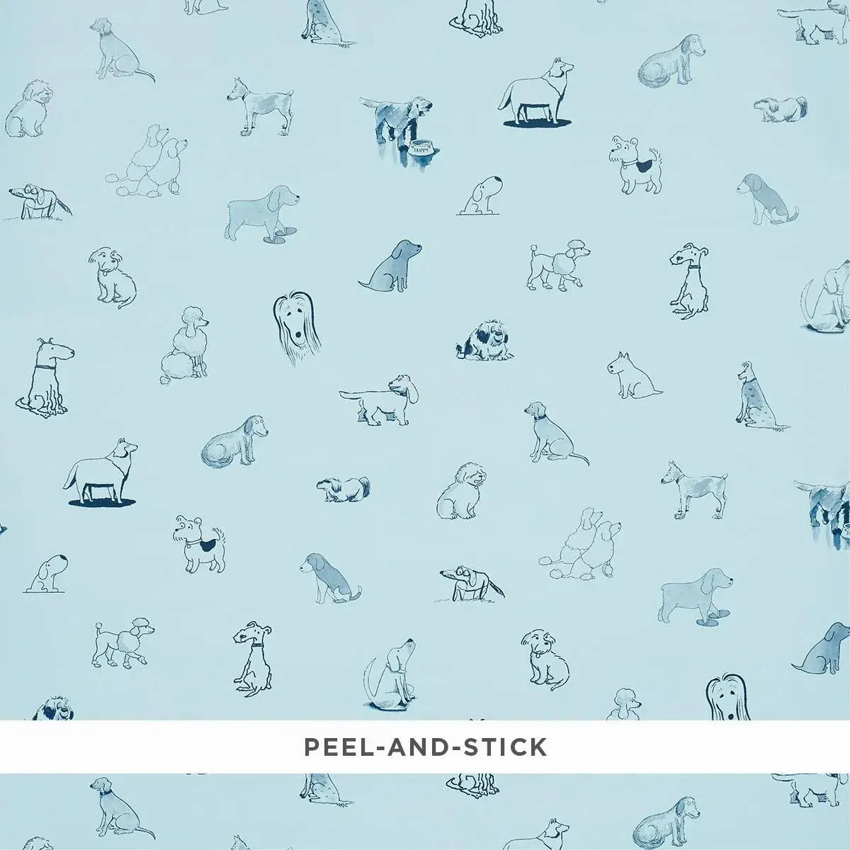 Schumacher Good Dogs Everywhere Peel & Stick Wallpaper