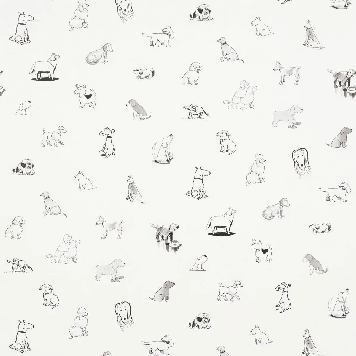 Schumacher Good Dogs Everywhere Wallpaper