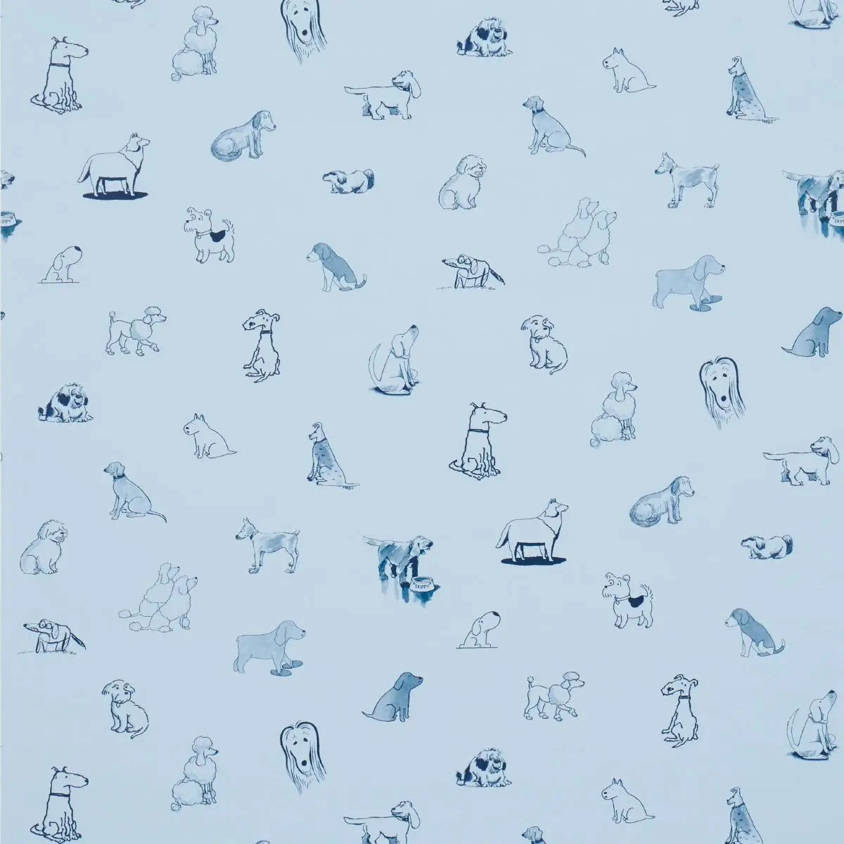 Schumacher Good Dogs Everywhere Wallpaper