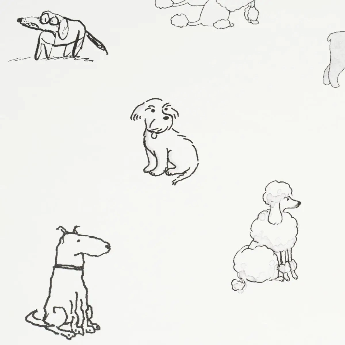 Schumacher Good Dogs Everywhere Wallpaper