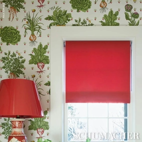 Schumacher Green Grocer Wallpaper 