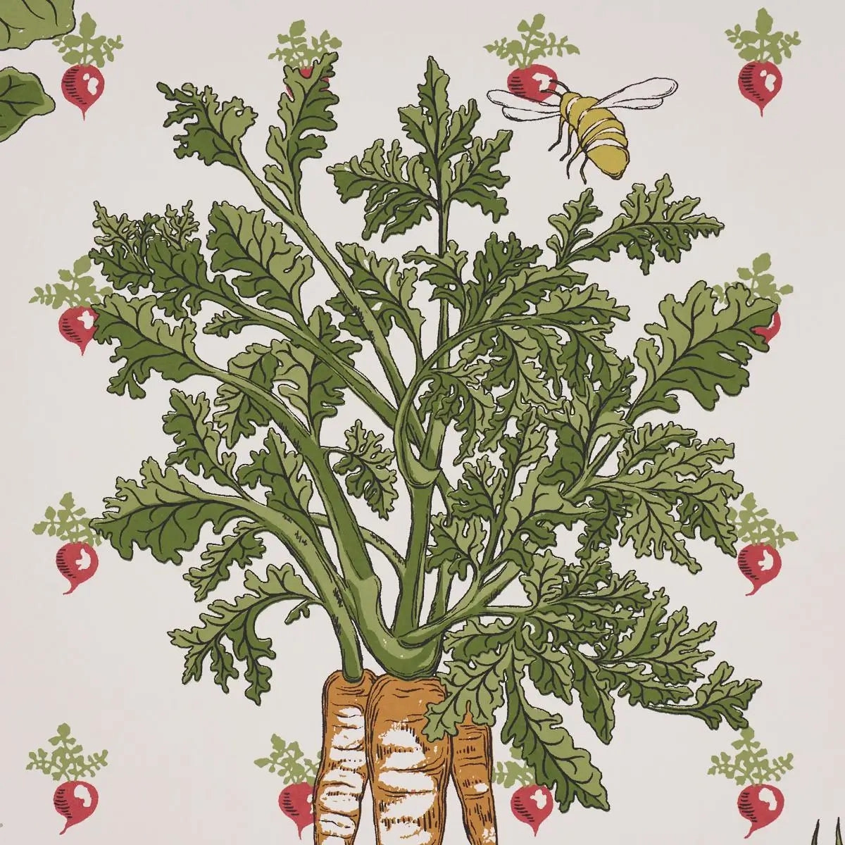Schumacher Green Grocer Wallpaper