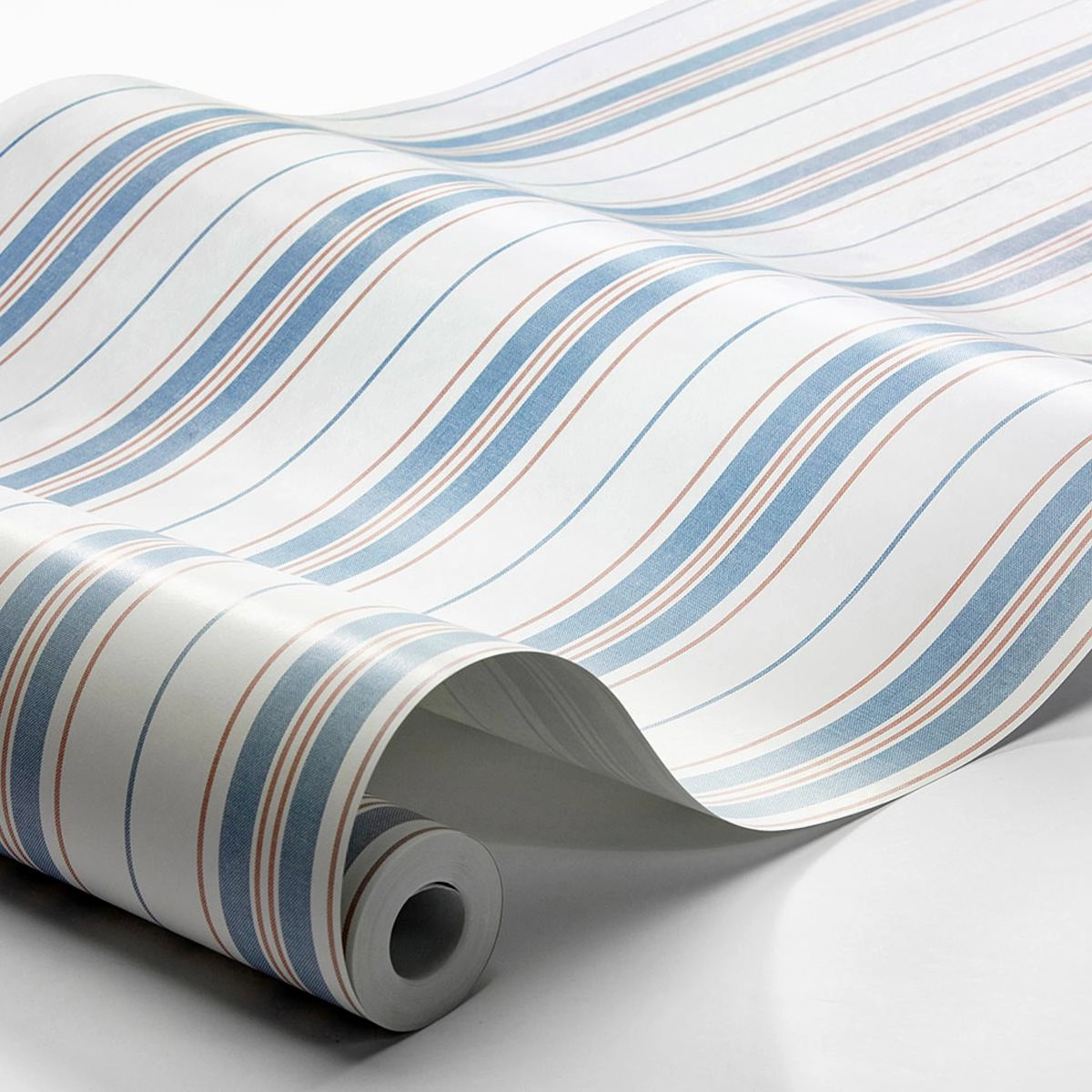 Schumacher Hamnskr Stripe Wallpaper