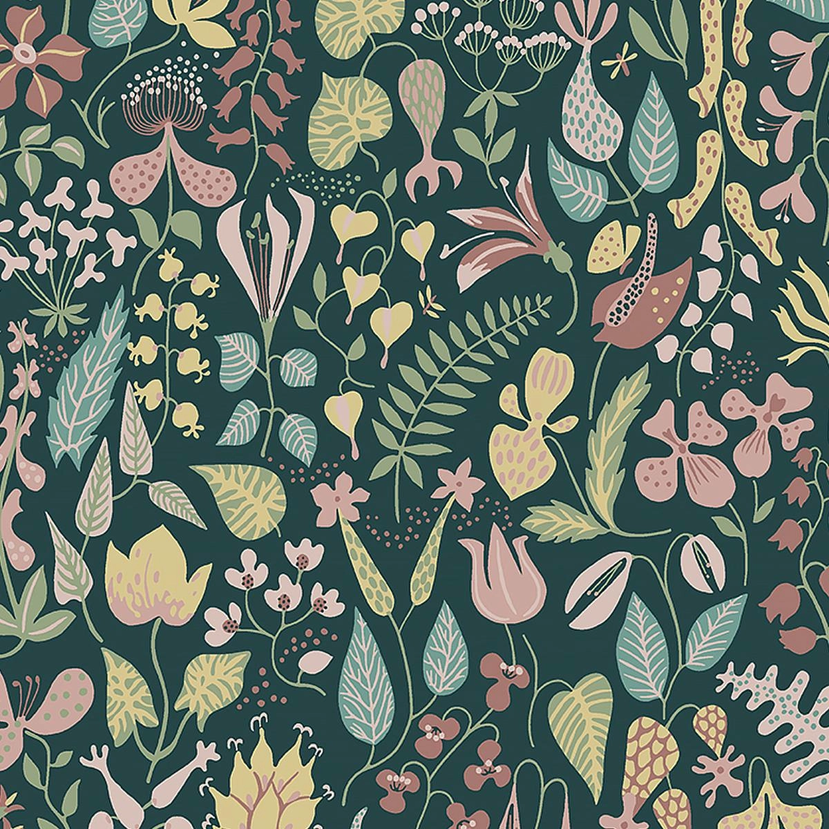 Schumacher Herbarium Wallpaper