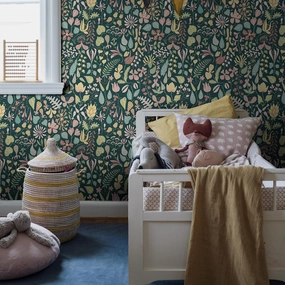 Schumacher Herbarium Wallpaper 