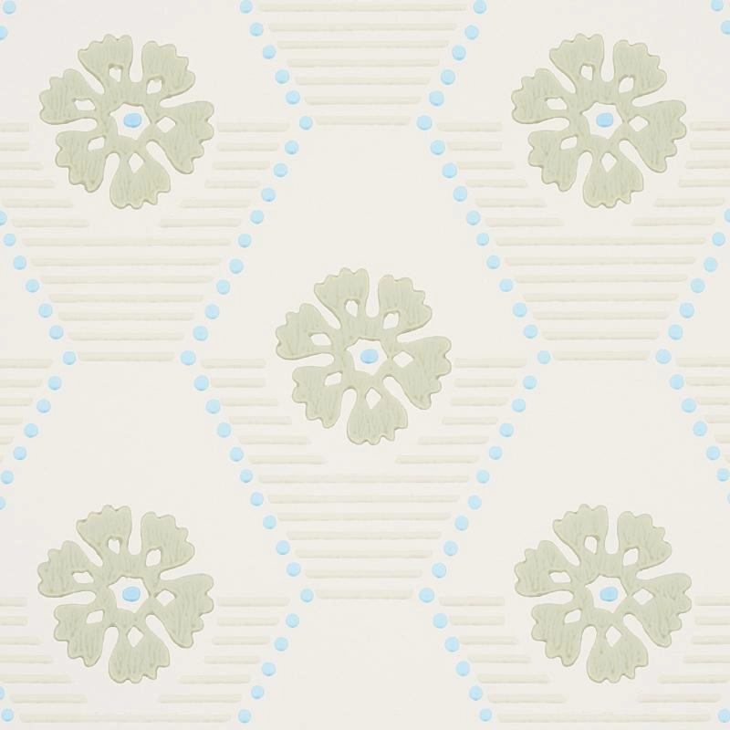Schumacher Hive Bloom Print Wallpaper