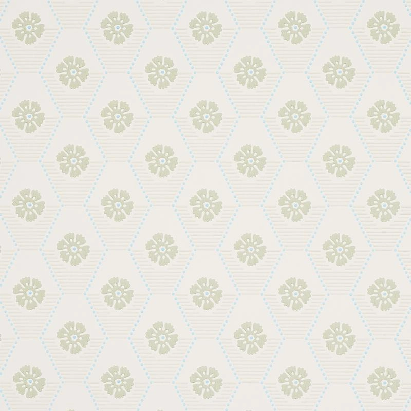 Schumacher Hive Bloom Print Wallpaper