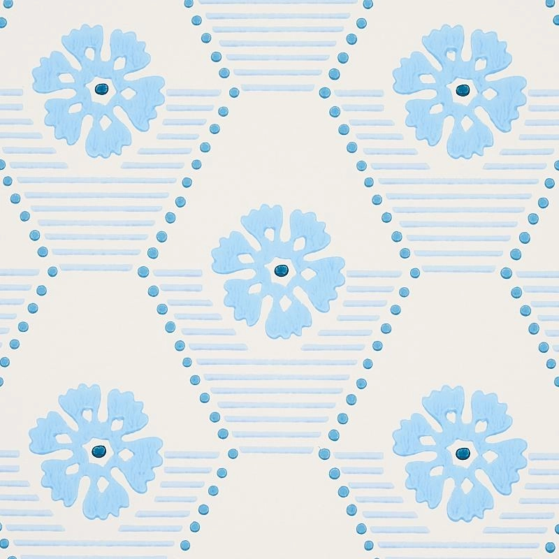 Schumacher Hive Bloom Print Wallpaper