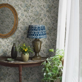 Schumacher Hortensia Wallpaper 