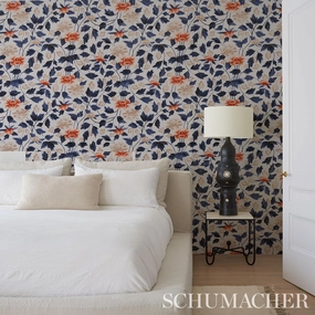 Schumacher Imari Wallpaper 