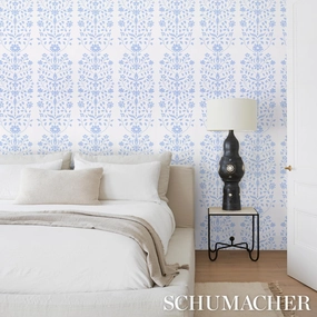 Schumacher Jaipur Mughal Flower Wallpaper 