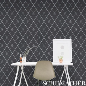 Schumacher Kasumi Diamond Wallpaper 