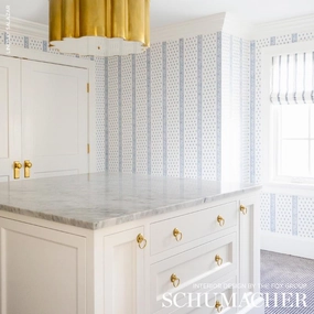Schumacher Katsura Stripe Wallpaper 