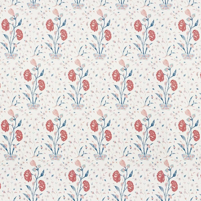 Schumacher Khilana Floral Wallpaper