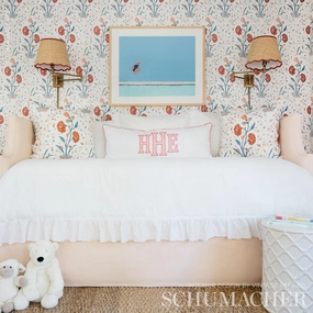 Schumacher Khilana Floral Wallpaper 