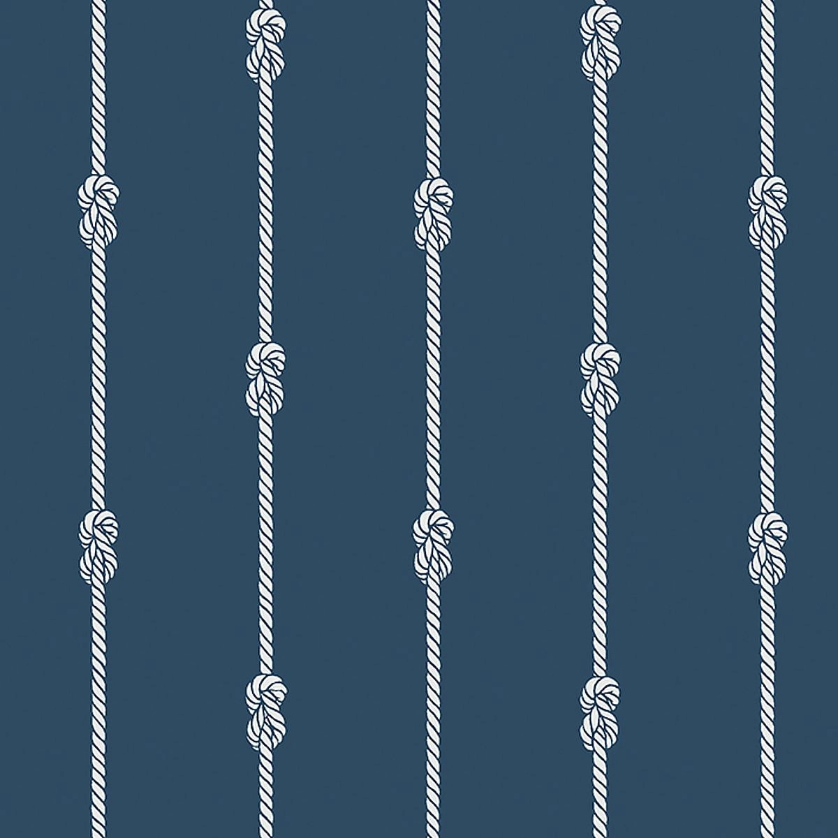 Schumacher Knot Stripe Wallpaper