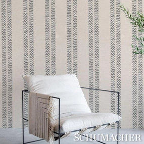 Schumacher Kudu Stripe Wallpaper 