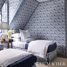 Schumacher Lafayette Botanical Wallpaper 