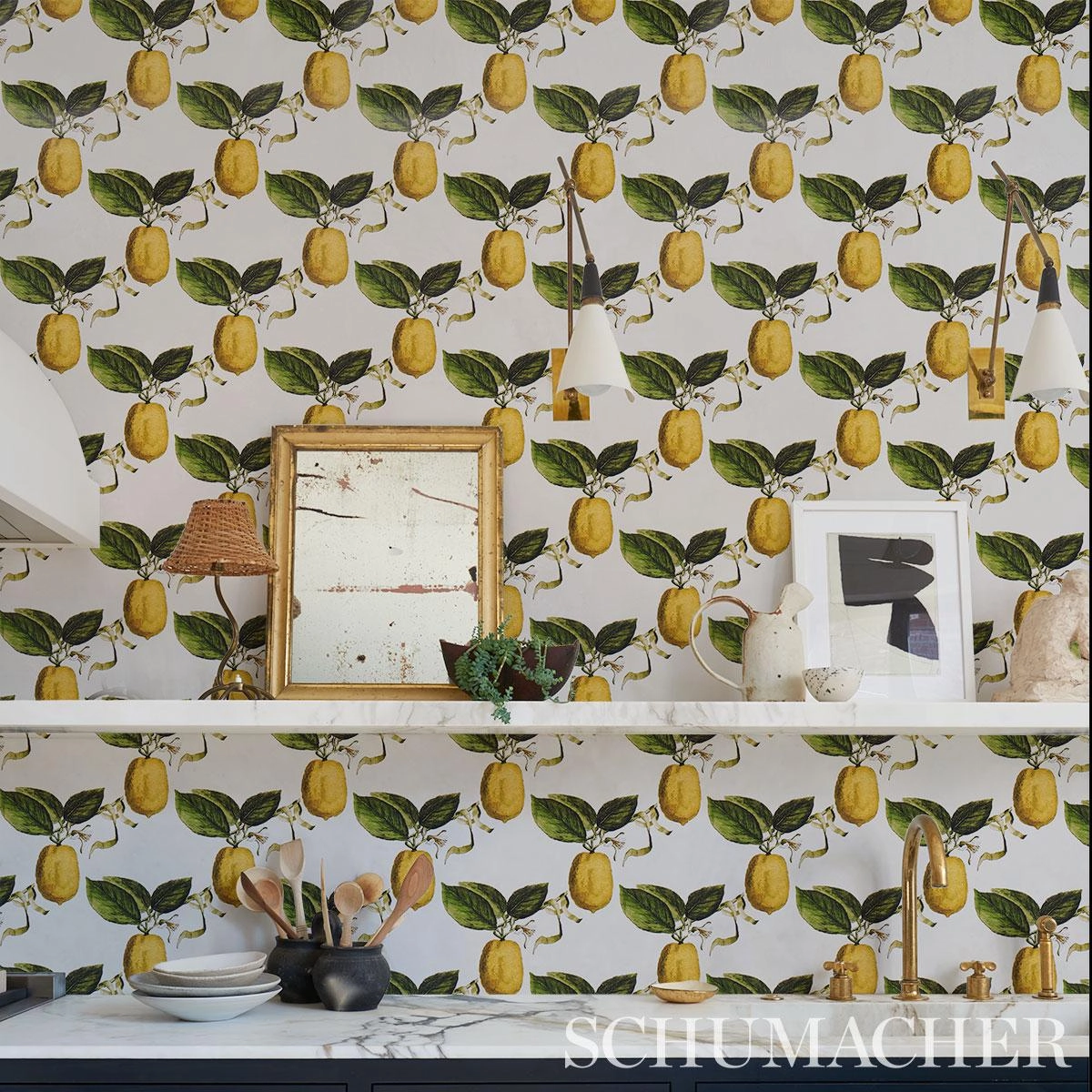 Schumacher Le Citron Wallpaper 
