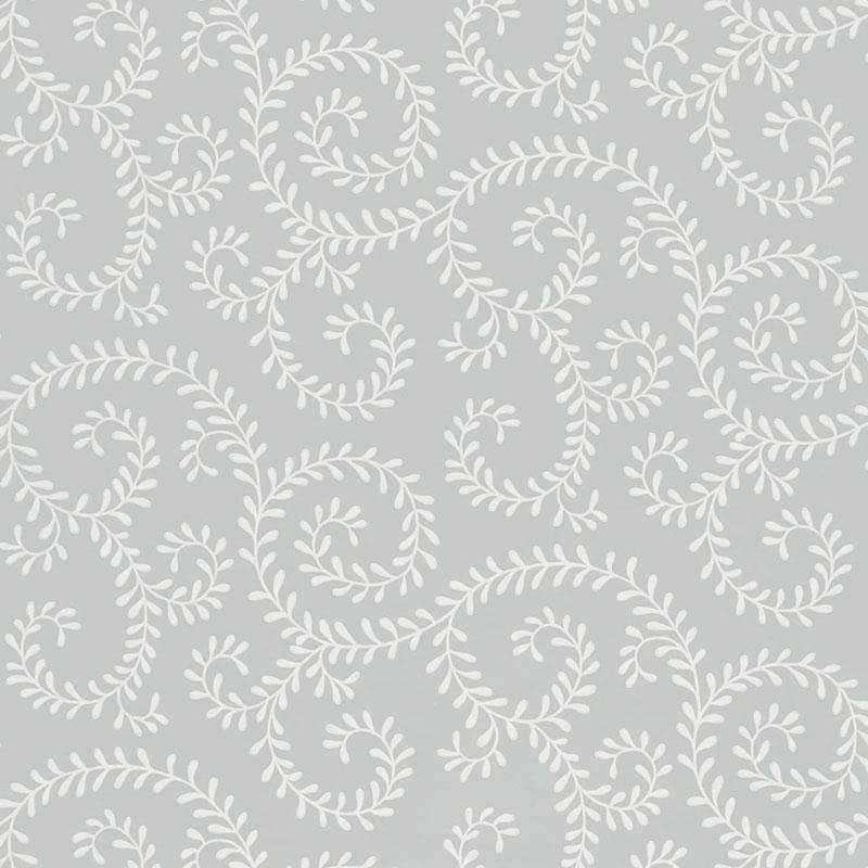 Schumacher Leafy Scroll Wallpaper