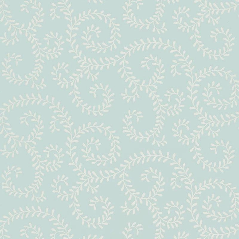 Schumacher Leafy Scroll Wallpaper