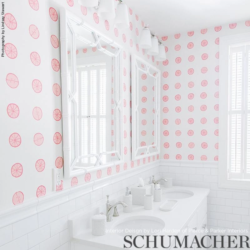 Schumacher Lemonade Wallpaper