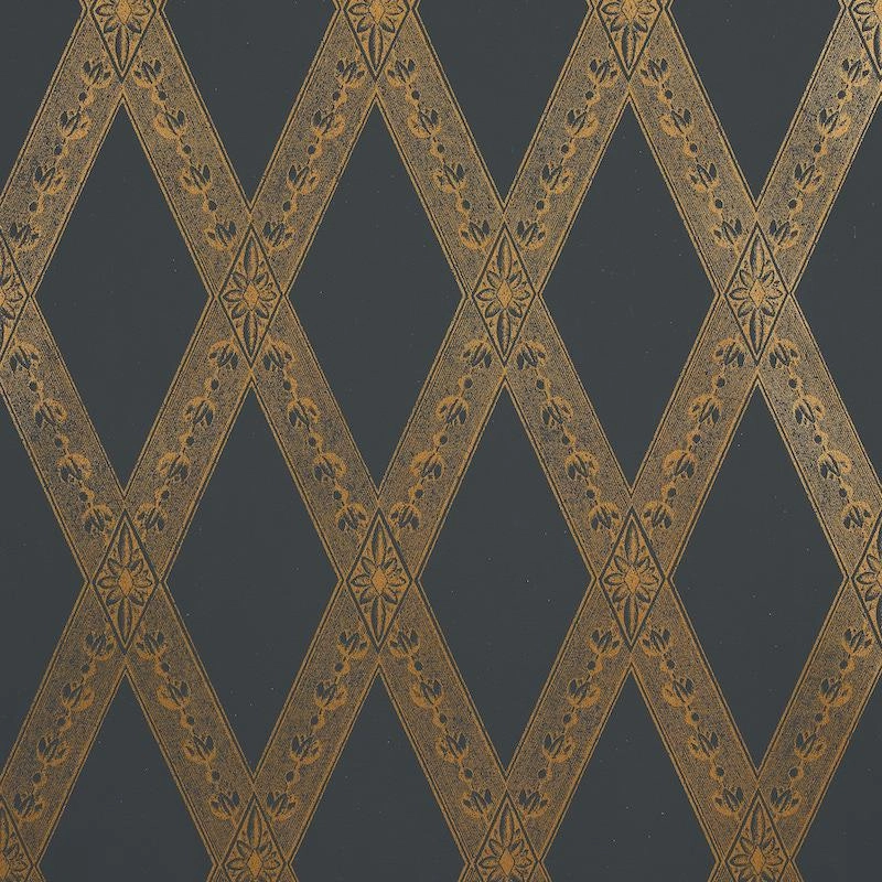 Schumacher Les Losanges Toile Wallpaper