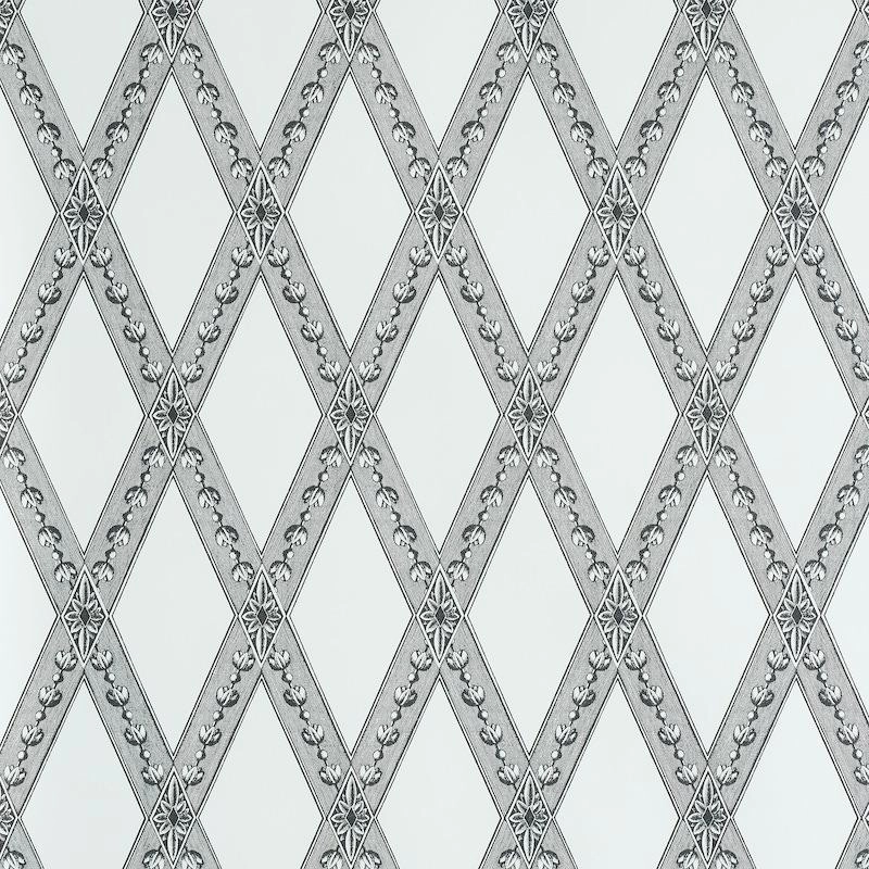 Schumacher Les Losanges Toile Wallpaper