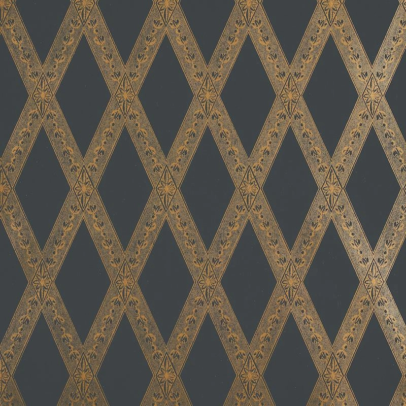 Schumacher Les Losanges Toile Wallpaper