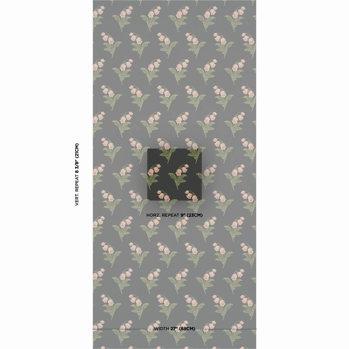Schumacher Lily Of The Valley Wallpaper