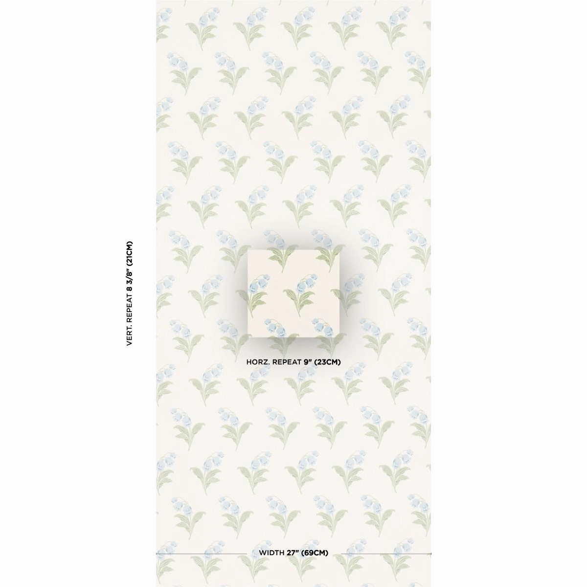 Schumacher Lily Of The Valley Wallpaper