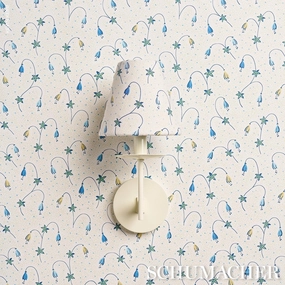 Schumacher Lolly Floral Wallpaper 