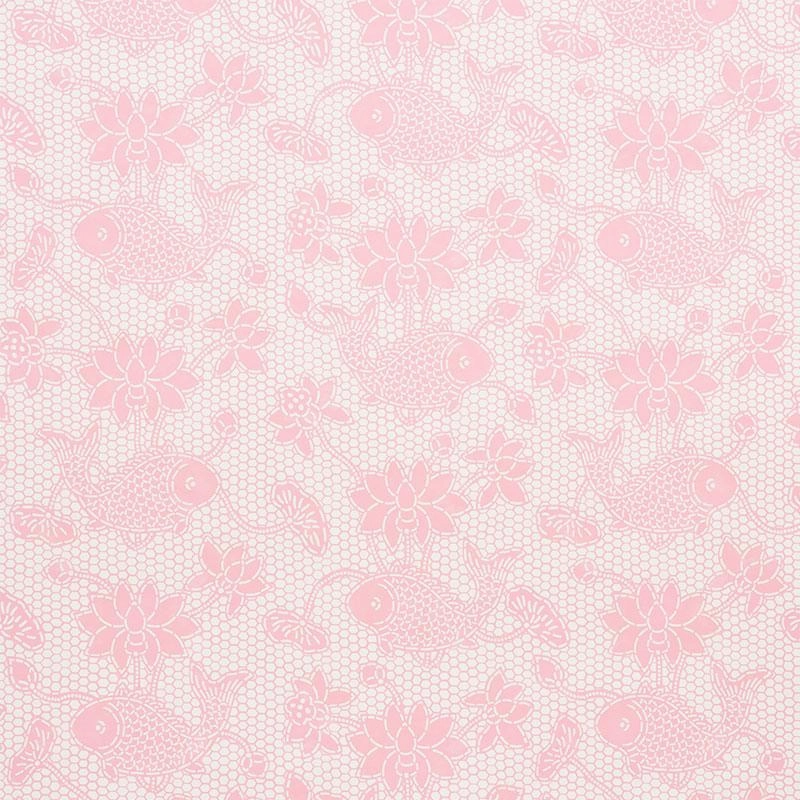 Schumacher Lotus Batik Wallpaper