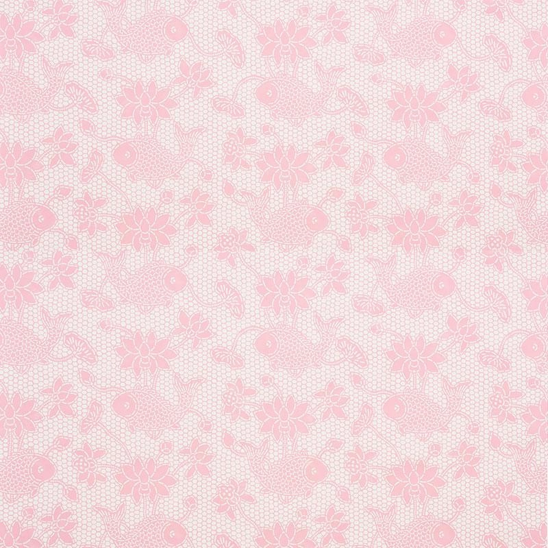 Schumacher Lotus Batik Wallpaper