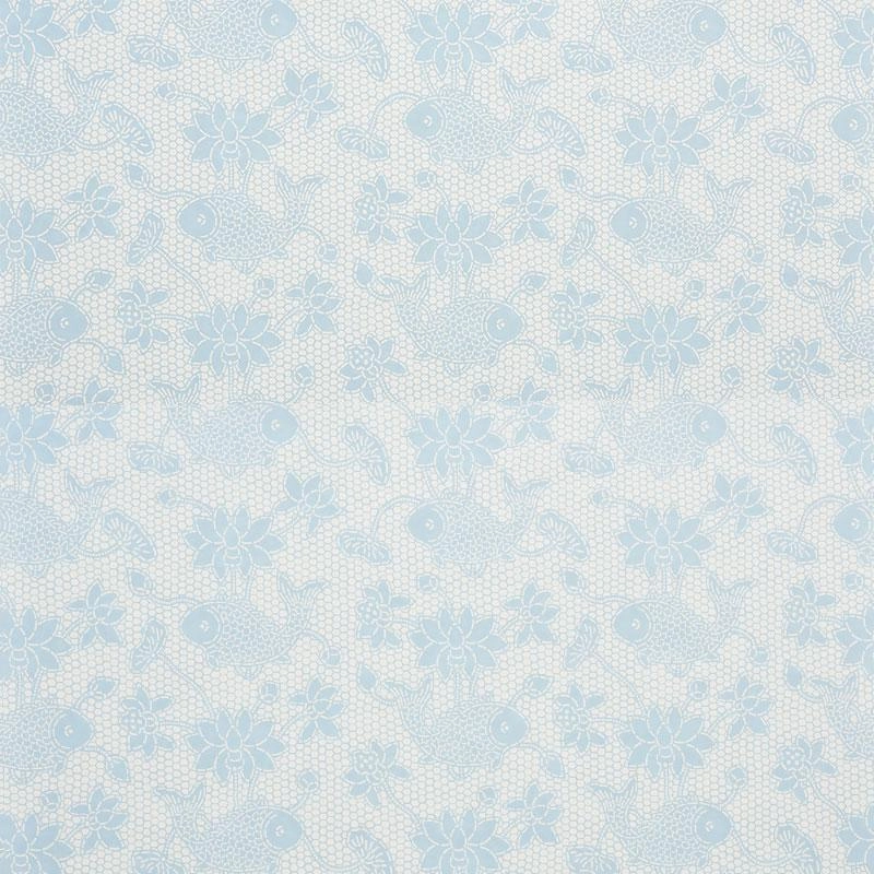 Schumacher Lotus Batik Wallpaper