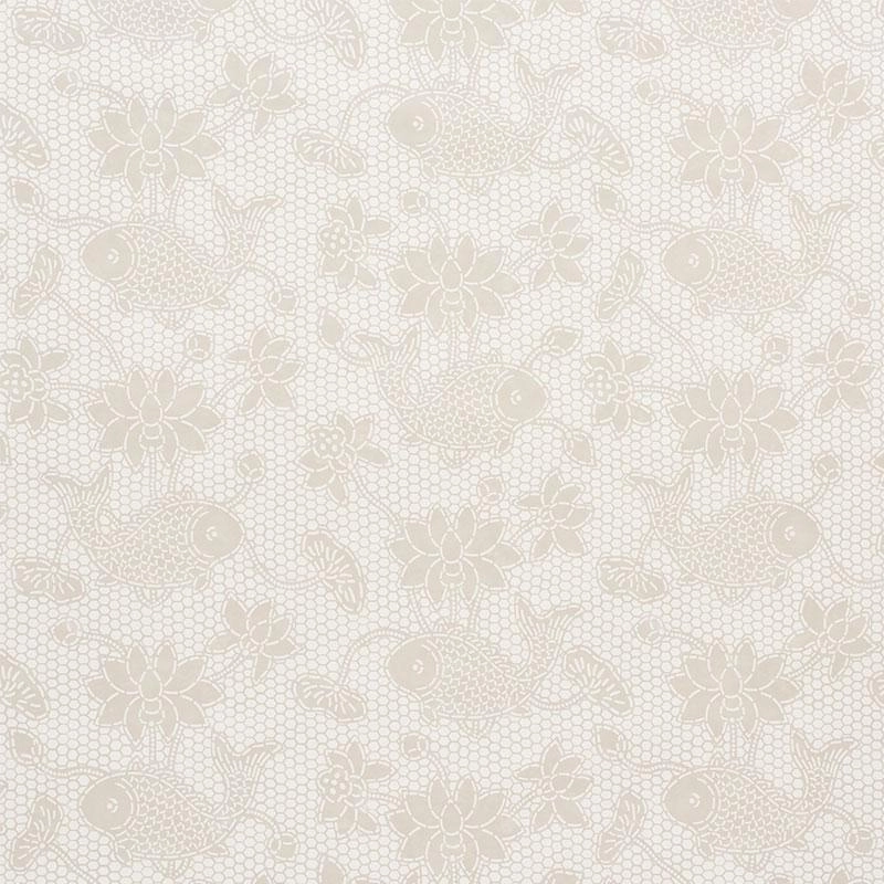 Schumacher Lotus Batik Wallpaper