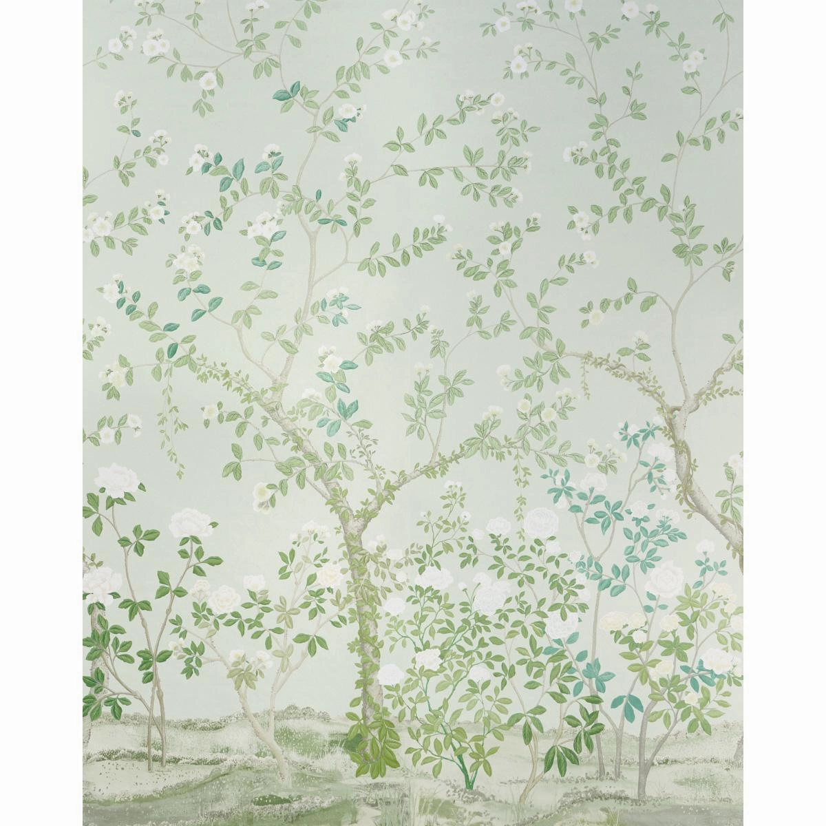 Schumacher Madame De Pompadour Wallpaper by Miles Redd