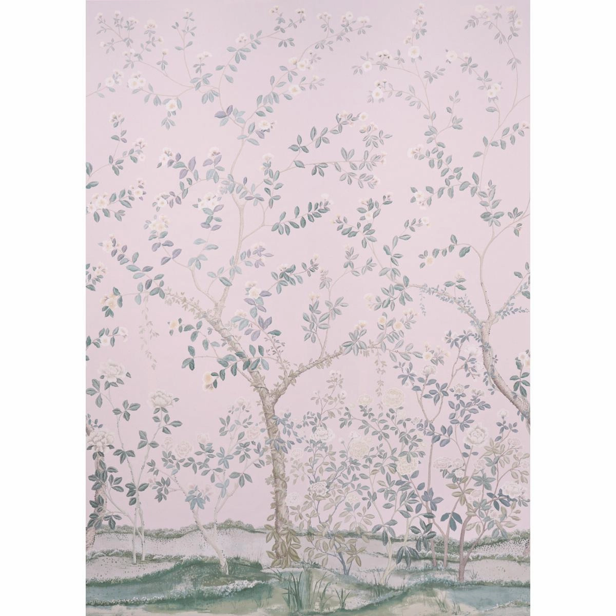 Schumacher Madame De Pompadour Wallpaper by Miles Redd