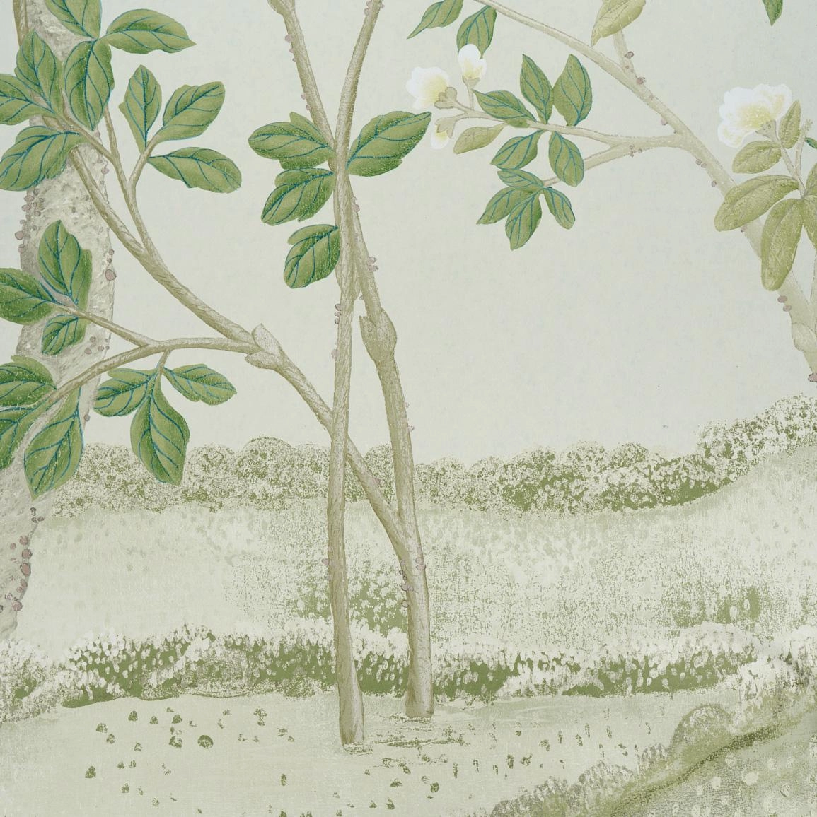 Schumacher Madame De Pompadour Wallpaper by Miles Redd