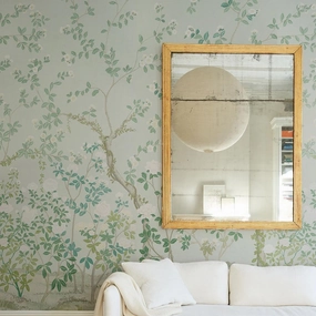 Schumacher Madame De Pompadour Wallpaper by Miles Redd 