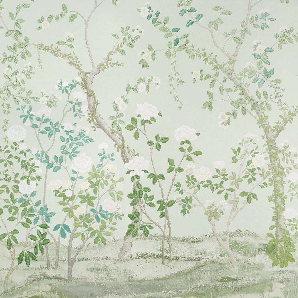 Schumacher Madame De Pompadour Wallpaper by Miles Redd