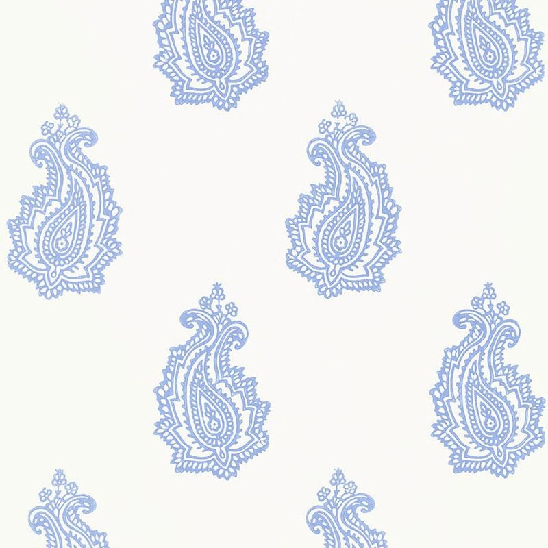 Schumacher Madras Paisley Wallpaper