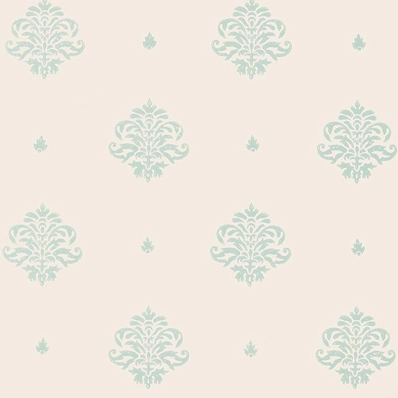 Schumacher Mayla Damask Wallpaper